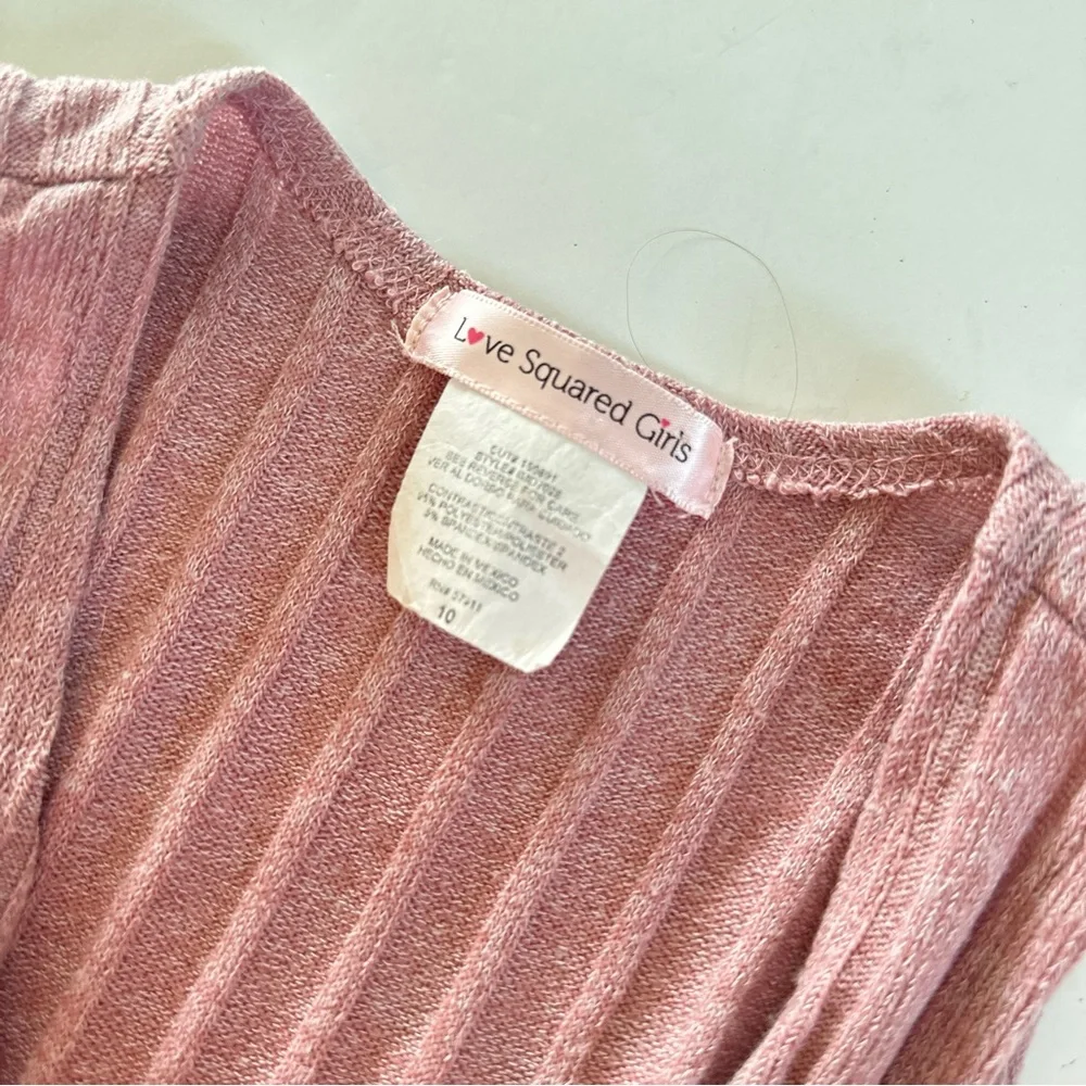 Love squad girls vest